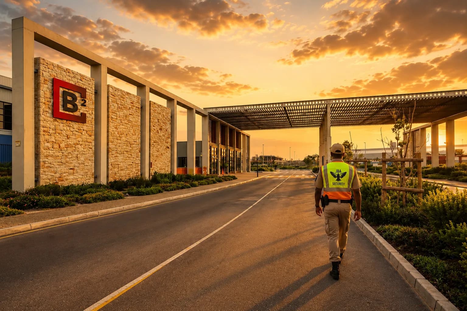 JBA Security patrol presence in Brackenfell Business Park, Western Cape.