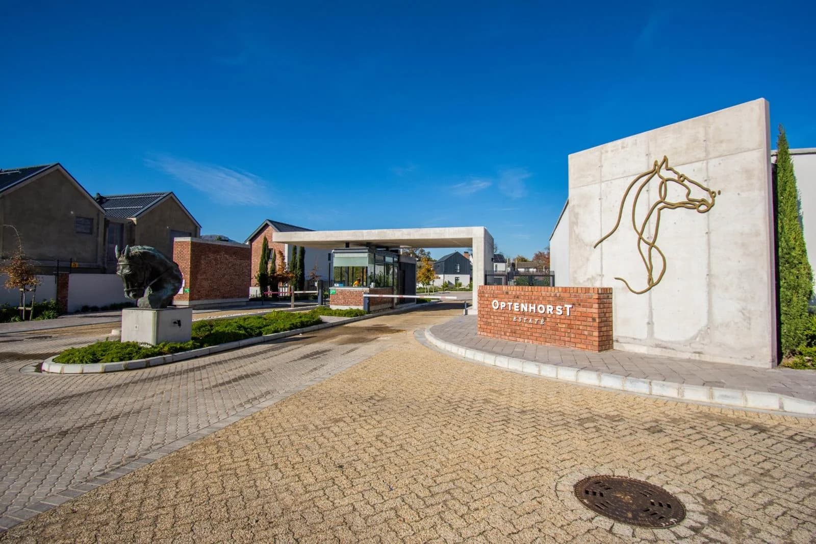 Optenhorst Estate entrance, a JBA Security-protected residential estate near Paarl.
